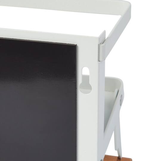 Household Essentials 12" Metal Spice Rack with Paper Towel Holder